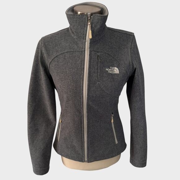 The North Face Womens Gray Full Zip Fleece Lined Jacket - Picture 1 of 8